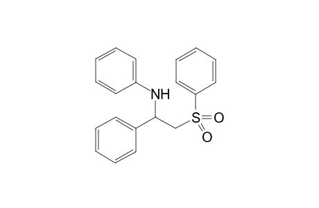 N-(1-Phenyl-2-(phenylsulfonyl)ethyl)aniline