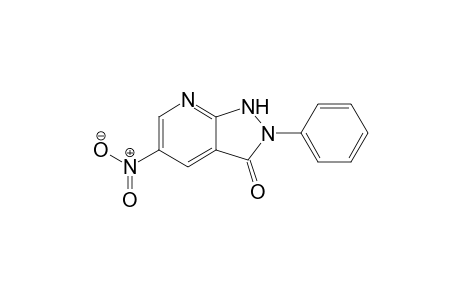 1,2-Dihydro-5-nitro-2-phenylpyrazolo[3,4-b]pyridin-3-one