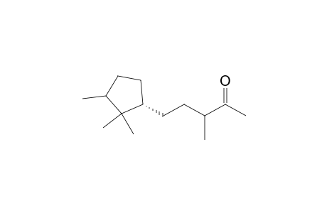 (1'R)-3-methyl-5-(2,2,3-trimethylcyclopentan-1-yl)-2-pentanone