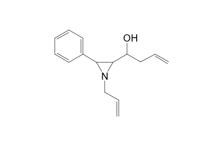cis-1-Allyl-2-(1-hydroxy-3-butenyl)-3-phenylaziridine isomer