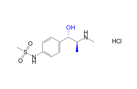 erythro-4'-[1-hydroxy-2-(methylamino)propyl]methanesulfonanilide, hydrochloride