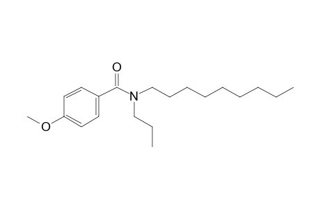 Benzamide, 4-methoxy-N-propyl-N-nonyl-