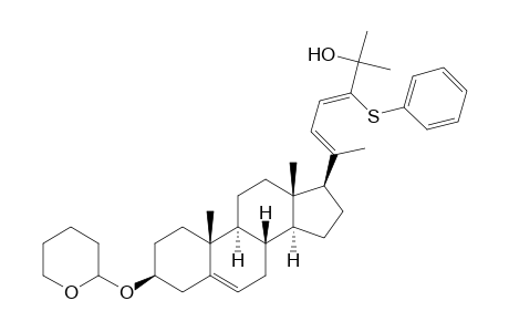(3.beta.,20E,23Z)-24-(Phenylthio)-3-[(tetrahydro-2H-pyran-2-yl)oxy]cholesta-5,20(22),23-triene-25-ol