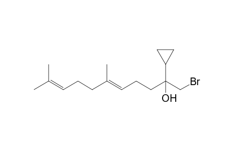 Bromo-2-cyclopropyl-6,10-dimethylundeca-5,9-dien-2-ol
