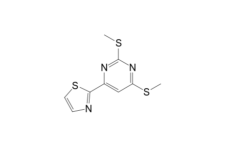 6-(2-Thiazolyl)-2,4-bis(methylthio)pyrimidine
