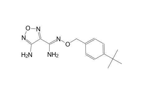 4-amino-N'-[(4-tert-butylbenzyl)oxy]-1,2,5-oxadiazole-3-carboximidamide