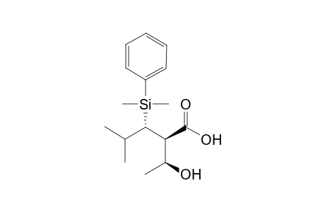 (2RS,3SR)-2-(1-hydroxyethyl)-3-[Dimethyl(phenyl)silyl]-4-methyl-pentanoic acid