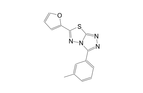 6-(2-furyl)-3-(3-methylphenyl)[1,2,4]triazolo[3,4-b][1,3,4]thiadiazole