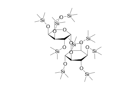 (((1R,2R,3R,4S,5R,6R)-6-(((2R,3R,4S,5S,6R)-3,4,5-tris((trimethylsilyl)oxy)-6-(((trimethylsilyl)oxy)methyl)tetrahydro-2H-pyran-2-yl)oxy)cyclohexane-1,2,3,4,5-pentayl)pentakis(oxy))pentakis(trimethylsilane)