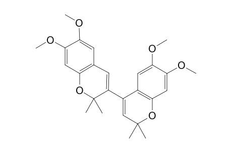 3,3'-(2,2-Dimethyl-6,7-dimethoxybenzopyran)dimer