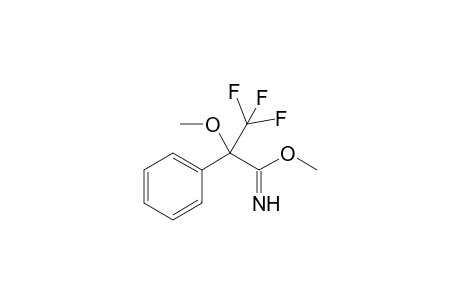3,3,3-trifluoro-2-methoxy-2-phenyl-propionimidic acid methyl ester
