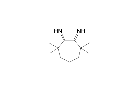 3,3,7,7-tetramethyl-1,2-cycloheptanediimine