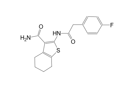 2-{[(4-fluorophenyl)acetyl]amino}-4,5,6,7-tetrahydro-1-benzothiophene-3-carboxamide