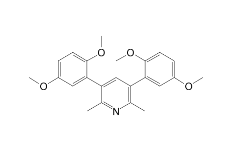 2,6-Dimethyl-3,5-bis[2,5-di(methoxy)phenyl]pyridine