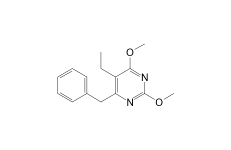 4-benzyl-5-ethyl-2,6-dimethoxy-pyrimidine