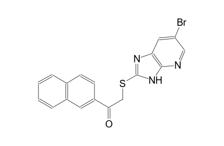 2-[(6-bromo-3H-imidazo[4,5-b]pyridin-2-yl)sulfanyl]-1-(2-naphthyl)ethanone
