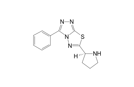 3-Phenyl-6-(pyrrolidin-2'-yl)-[1,2,4]triazolo[3,4-b]thiadiazole