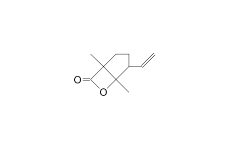 &(1R,4S,5S)-1,5-Dimethyl-4-vinyl-6-oxa-bicyclo(3.2.0)heptan-7-one