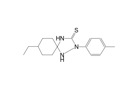 1,2,4-triazaspiro[4.5]decane-3-thione, 8-ethyl-2-(4-methylphenyl)-