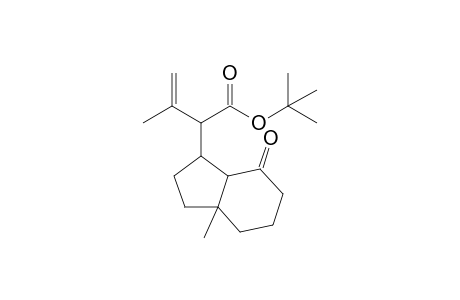 1,1-Dimethylethyl (.alpha.R*,1S*,3aS*,7aR*)-Hexahydro-.alpha.-isopropylidene-3a-methyl-7-oxo-1-indanacetate