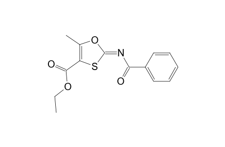 Ethyl 2-Benzoylimino-5-methyl-1,3-oxathiol-4-carboxylate