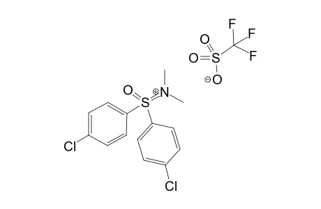 N-[Bis(4-chlorophenyl)(oxo)-lamda6-sulfaneylidene]-N-methylmethanaminium trifluoromethanesulfonate