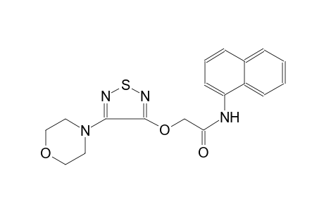 2-(4-Morpholin-4-yl-[1,2,5]thiadiazol-3-yloxy)-N-naphthalen-1-yl-acetamide