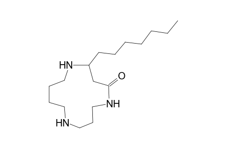 2-Heptyl-1,5,9-triazacyclotridecan-4-one