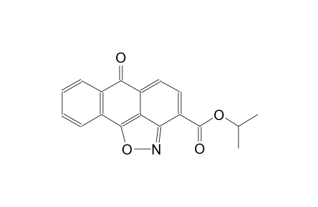 isopropyl 6-oxo-6H-anthra[1,9-cd]isoxazole-3-carboxylate