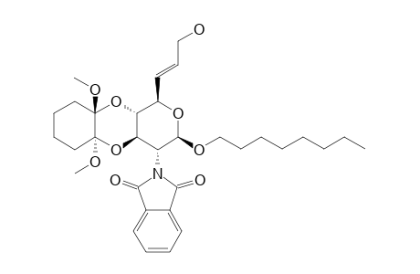 OCTYL-2,6,7-TRIDEOXY-3,4-O-[(1'S,2'S)-DIMETHOXYCYCLOHEXYLIDENE]-2-PHTHALIMIDO-BETA-D-GLUCOOCT-6E-ENOPYRANOSIDE