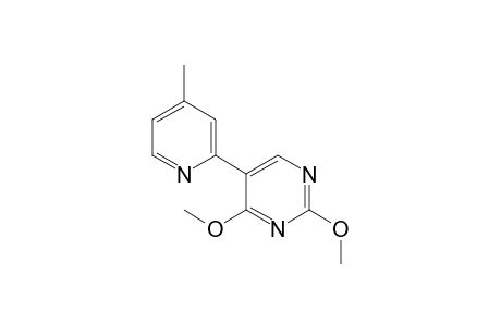 2,4-dimethoxy-5-(4-methylpyridin-2-yl)pyrimidine