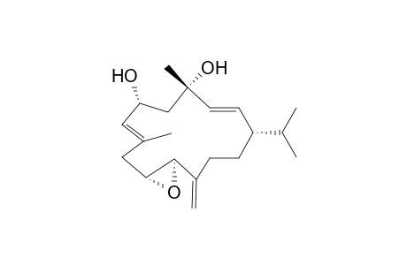 (1S,2E,4S,6R,7E,10R,11R)-10,11-Epoxy-2,7,12(20)-cembratriene-4,6-diol