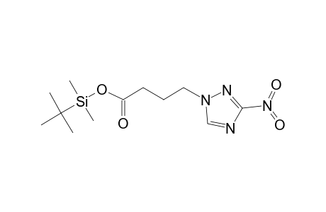 4-(3-Nitro-1H-1,2,4-triazol-1-yl)butanoic acid, tert-butyldimethylsilyl ester