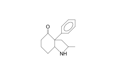 trans-2-Methyl-4-oxo-3a-phenyl-cis-octahydro-indole