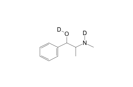 Benzenemethanol, .alpha.-[1-(methylamino)ethyl]-, N,O-dideutero-