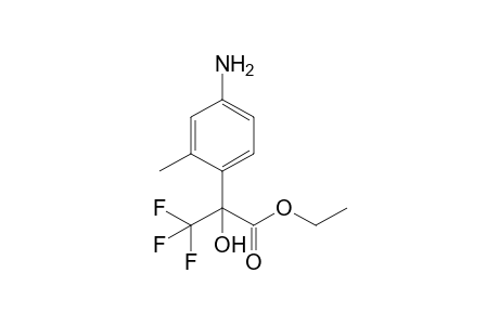 Ethyl 3,3,3-trifluoro-2-hydroxy-2-(2-methyl-4-aminophenyl)propionate