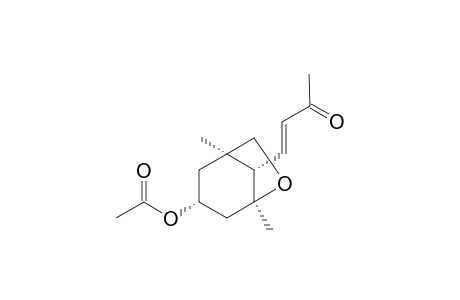 (1R*,3R*,5S*,8S*)-1,5-dimethyl-8-[(1E)-3-oxobut-1-en-1-yl]-6-oxabicyclo[3.2.1]oct-3-yl-acetate