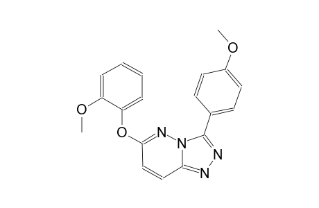 [1,2,4]triazolo[4,3-b]pyridazine, 6-(2-methoxyphenoxy)-3-(4-methoxyphenyl)-