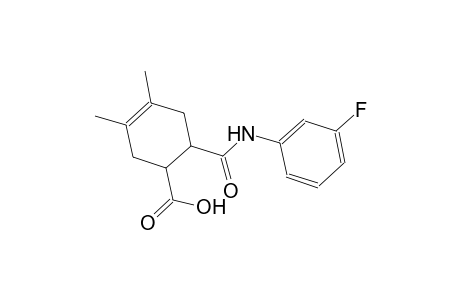 6-[(3-fluoroanilino)carbonyl]-3,4-dimethyl-3-cyclohexene-1-carboxylic acid