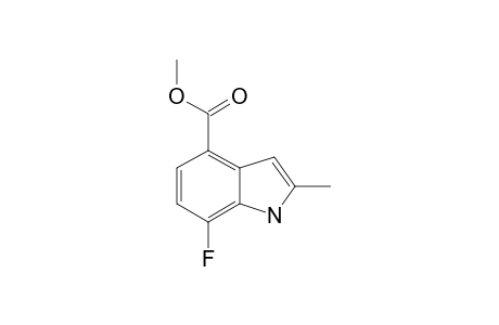 7-FLUORO-2-METHYL-1H-INDOLE-4-CARBOXYLIC-ACID-METHYLESTER
