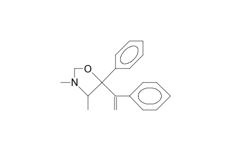 (3S,4S)-3,4-Dimethyl-5-phenyl-5-(1-phenyl-vinyl)-oxazolidine