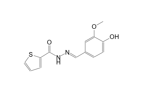 N'-[(E)-(4-hydroxy-3-methoxyphenyl)methylidene]-2-thiophenecarbohydrazide