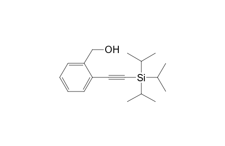 {2-[2'-(Triisopropylsilyl)ethyn-1'-yl]phenyl}-methanol