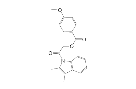 2-(2,3-dimethyl-1H-indol-1-yl)-2-oxoethyl 4-methoxybenzoate