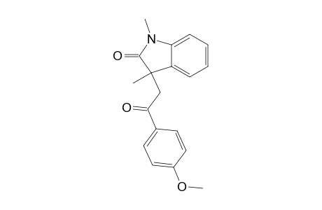 3-[2-(4-Methoxy-phenyl)-2-oxo-ethyl]-1,3-dimethyl-indolin-2-one