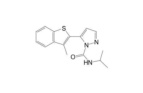 N-isopropyl-5-(3-methylbenzo[b]thien-2-yl)pyrazole-1-carboxamide