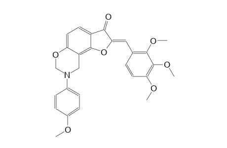 7H-furo[2,3-f][1,3]benzoxazin-3(2H)-one, 8,9-dihydro-8-(4-methoxyphenyl)-2-[(2,3,4-trimethoxyphenyl)methylene]-, (2Z)-