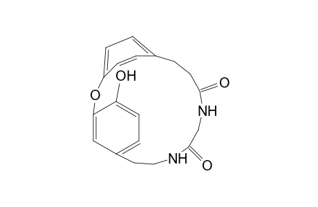 2-Oxa-10,13-diazatricyclo[15.2.2.13,7]docosa-3(22),4,6,17,19,20-hexaene-11,14-dione, 4-hydroxy-