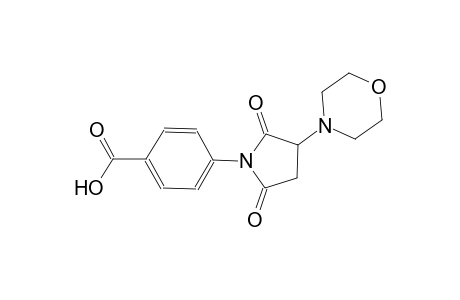 benzoic acid, 4-[3-(4-morpholinyl)-2,5-dioxo-1-pyrrolidinyl]-