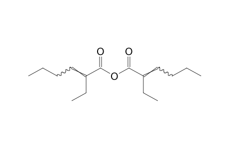 2-ethyl-2-hexenoic acid, anhydride